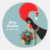 Navidades de gallos portugueses holly bauble