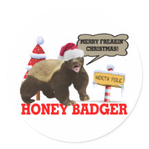 Navidades de Honey Badger Merry Freakin