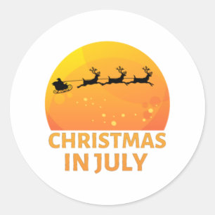 PEGATINA REDONDA NAVIDADES DE JULIO