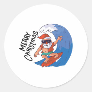 Pegatina Redonda Navidades de julio