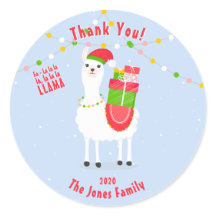 Navidades de Llama festiva