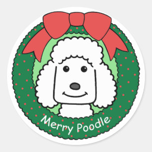 Pegatina Redonda Navidades de podle
