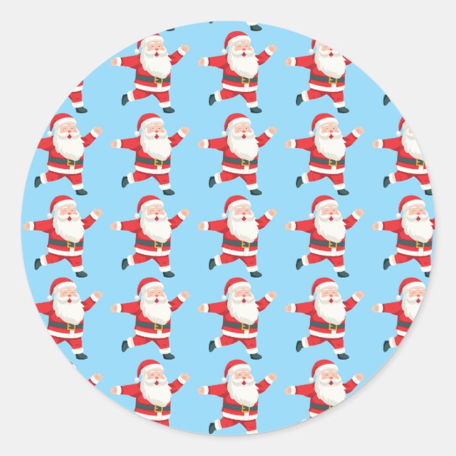 Pegatina Redonda Navidades de Santa María (Anverso)