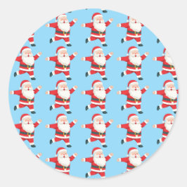 Pegatina Redonda Navidades de Santa María