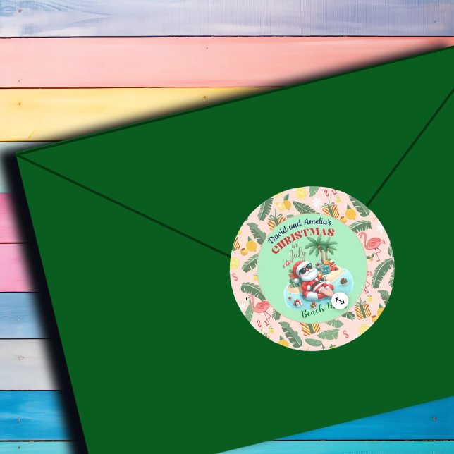 Pegatina Redonda Navidades de Santa María en Fiesta en julio (Subido por el creador)