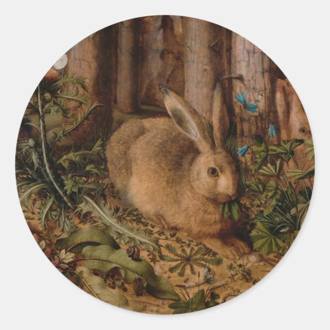 Pegatina Redonda Navidades del Año Europeo de la Pintura (RS) (Anverso)