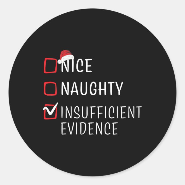 Pegatina Redonda Navidades divertidos y bonitos familia Pajama Homb (Anverso)