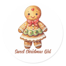 Navidades dulces Chica Gingerbread Cookie
