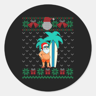 Pegatina Redonda Navidades En Julio