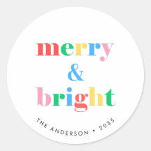 Navidades en tipografía de colores vivos y moras