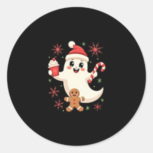 Pegatina Redonda Navidades Feliz Navidad Para Navidades Regalos Fan