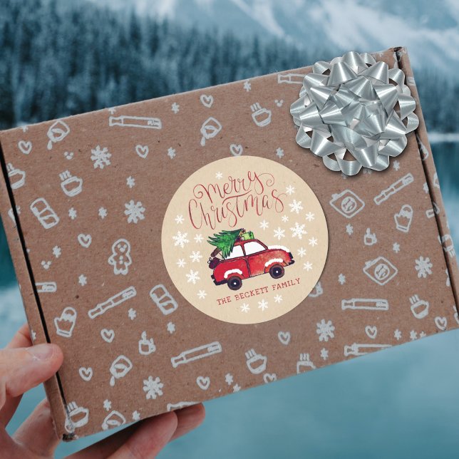 Pegatina Redonda Navidades festivos (Subido por el creador)