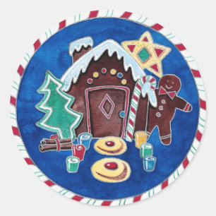 Pegatina Redonda Navidades Goodies
