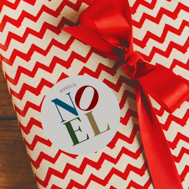 Pegatina Redonda NAVIDADES inspirados en la letra pop de NOEL (Subido por el creador)