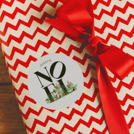 Pegatina Redonda NAVIDADES inspirados en la letra pop de NOEL