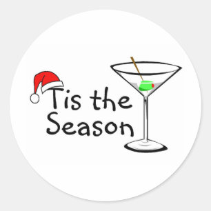 Pegatina Redonda Navidades Martini Esta Temporada