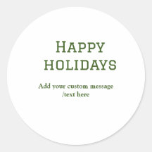 Navidades mínimos de vacaciones felices verdes