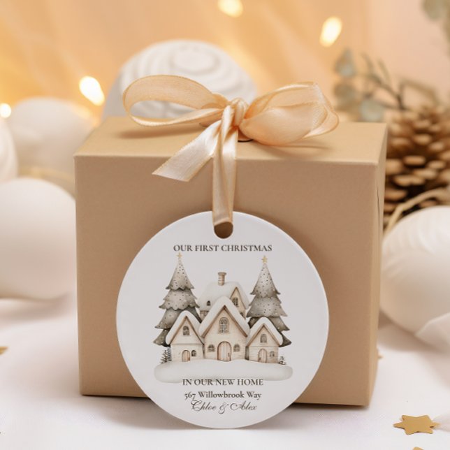 Pegatina Redonda Navidades neutrales rusos (Subido por el creador)