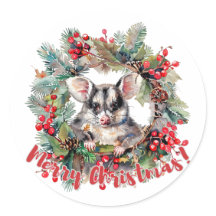 Navidades Opossum Berries Holly se va