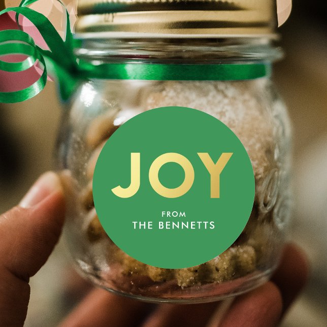 Pegatina Redonda Navidades personalizados de Relieve metalizado de  (Subido por el creador)