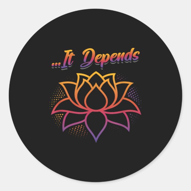 Pegatina Redonda Navidades Preppy Coquette Esperando Xmas Mujeres K (Anverso)