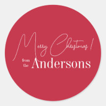 Navidades rojos de apellido familiar