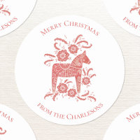Navidades rojos de Caballo de Dala en Suecia