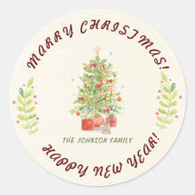 Navidades rusos personalizados de vegetación