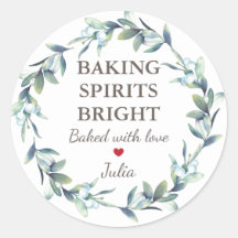 Navidades Vacaciones Hornear Espíritus Brillantes 