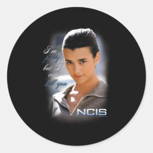 Pegatina Redonda Ncis Ziva Te Puedo