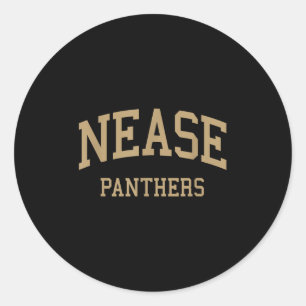 Pegatina Redonda Nease High School Hs Ponte Vedra Fl Retro Sports