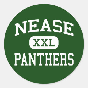 Pegatina Redonda Nease - Panthers - High - Saint Augustine Florida