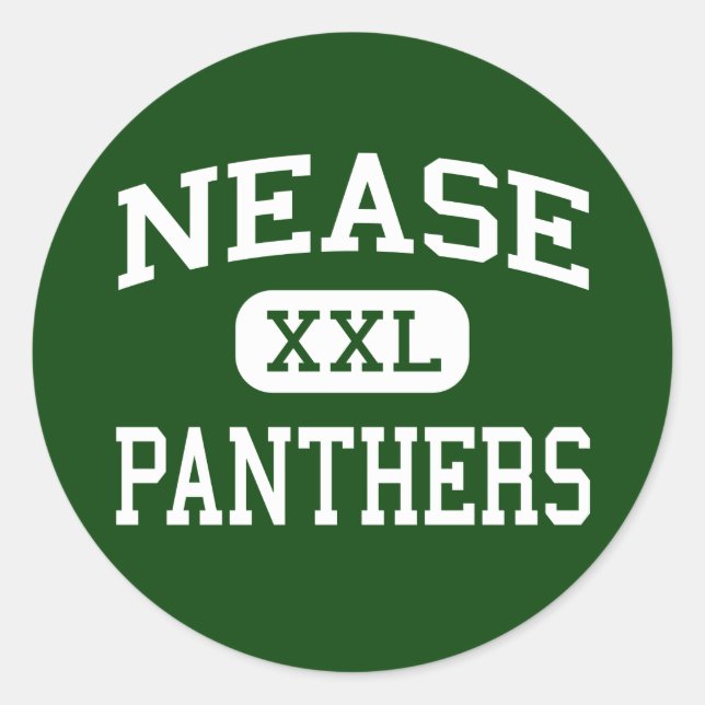 Pegatina Redonda Nease - Panthers - High - Saint Augustine Florida (Anverso)