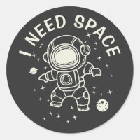 "Necesito espacio" - El astronauta solo tiempo