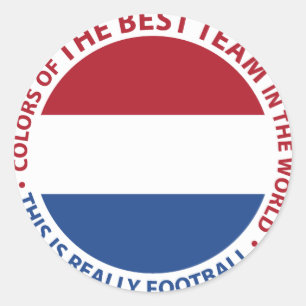 Pegatina Redonda Nederland Netherlands Art Shield