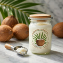 Negocio de Aceite de Coco Casero Personalizado