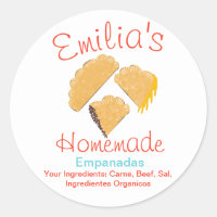 Negocio de Empanadas Caseras Arte Dibujado a Mano