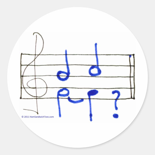 Pegatina Redonda Negocio inacabado (Anverso)