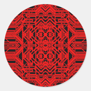 Pegatina Redonda Neon Eon 12