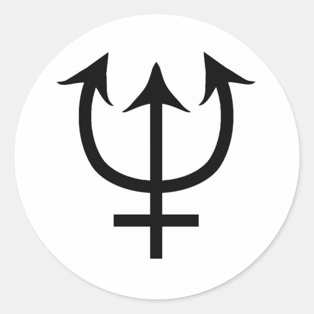 PEGATINA REDONDA NEPTUNE (Anverso)