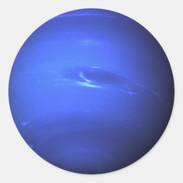 Pegatina Redonda Neptuno