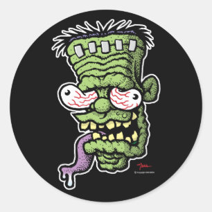 Pegatina Redonda Ness-stein 00