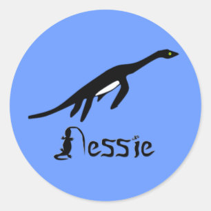 Pegatina Redonda Nessie