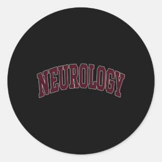 Pegatina Redonda Neurología Neurología Futura Neurocirujana Neurosu