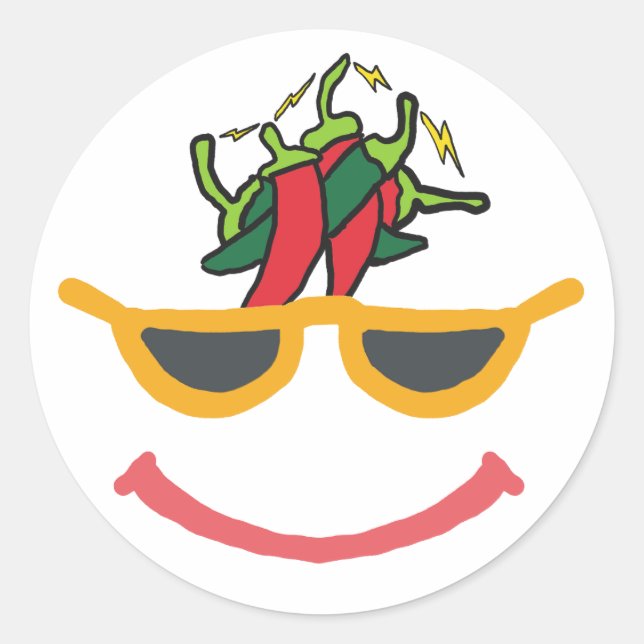 Pegatina Redonda Neurospicante (Anverso)