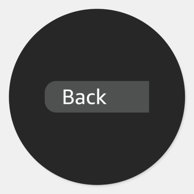 Pegatina Redonda New Age Pressure Clothing And Accessories  (Anverso)