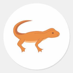 Pegatina Redonda Newt