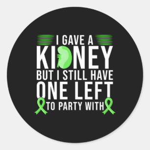 Pegatina Redonda Ney Donor Ney Transplant