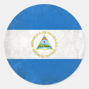 Pegatina Redonda Nicaragua