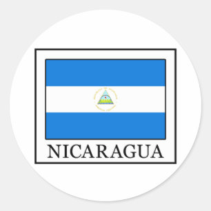 Pegatina Redonda Nicaragua